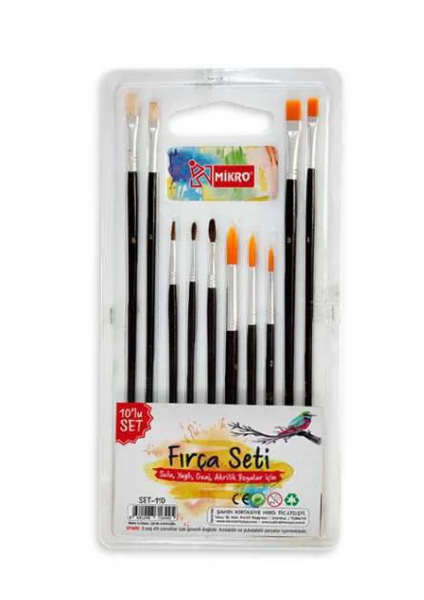 MİKRO MF-SET-110 10 LU FIRÇA SET